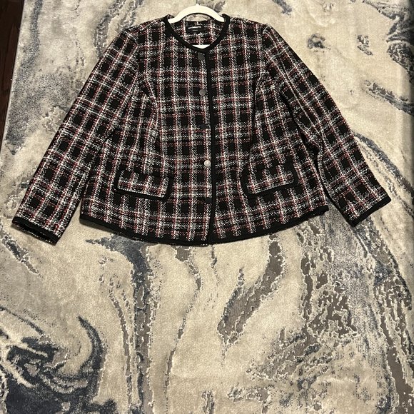 Liz Claiborne Career Woman Tweed Jacket Plus Size 16W - Picture 3 of 7